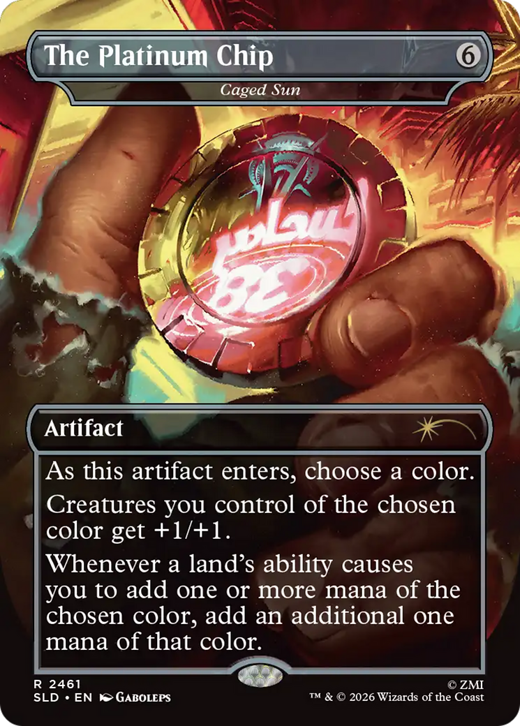 The Platinum Chip - Caged Sun [Secret Lair Drop Series] | Exor Games Truro