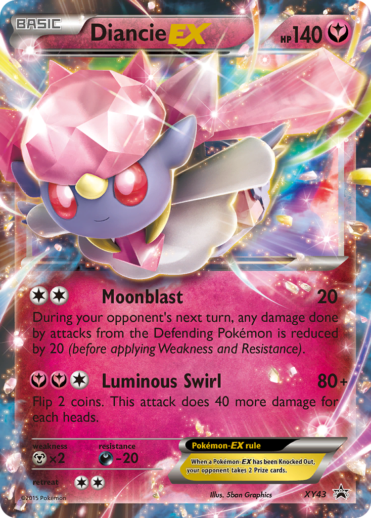 Diancie EX (XY43) [XY: Black Star Promos] | Exor Games Truro