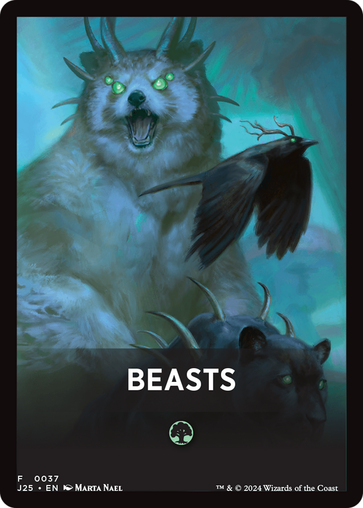 Beasts Theme Card [Foundations Jumpstart Front Cards] | Exor Games Truro