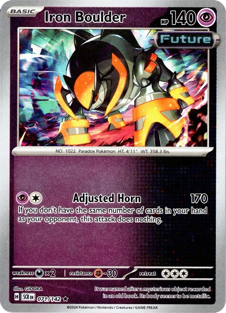 Iron Boulder (071/142) [Scarlet & Violet: Stellar Crown] | Exor Games Truro