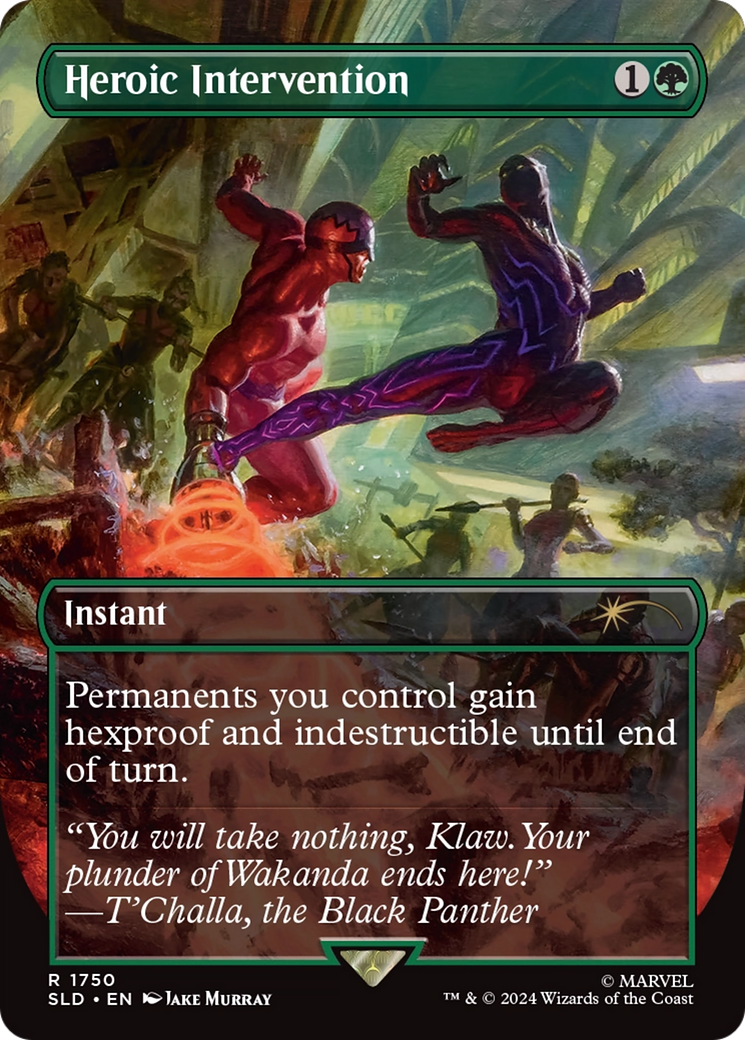 Heroic Intervention (Rainbow Foil) [Secret Lair Drop Series] | Exor Games Truro