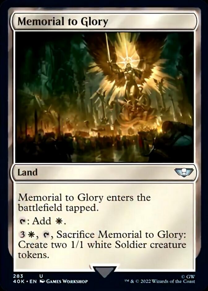 Memorial to Glory (Surge Foil) [Warhammer 40,000] | Exor Games Truro