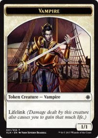 Vampire // Treasure Double-Sided Token [Ixalan Tokens] | Exor Games Truro