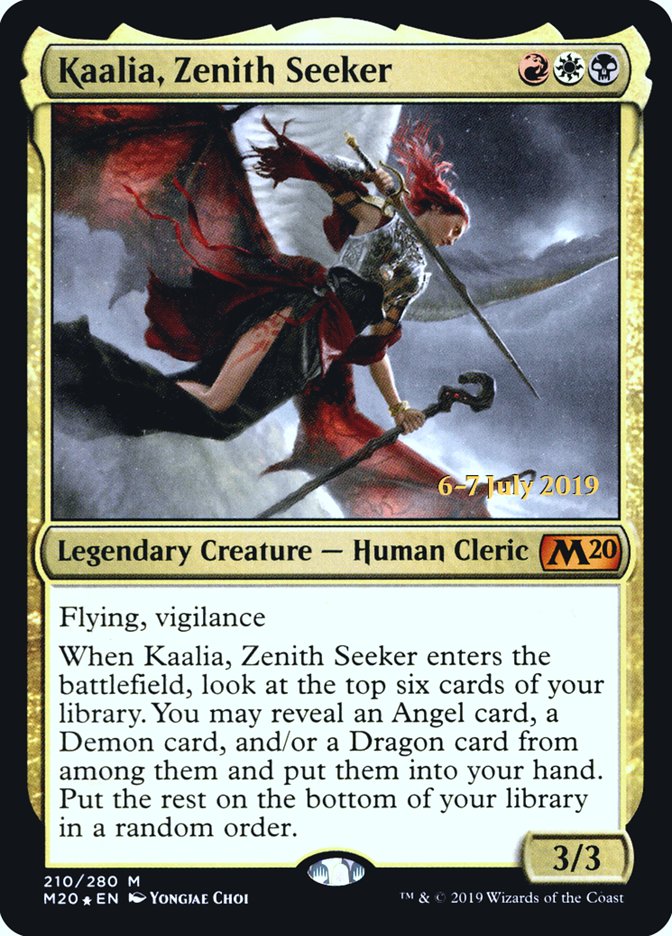 Kaalia, Zenith Seeker [Core Set 2020 Prerelease Promos] | Exor Games Truro