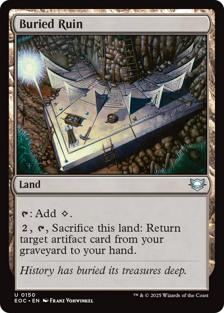 Buried Ruin [Edge of Eternities Commander] | Exor Games Truro