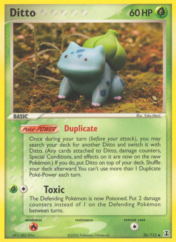 Ditto (36/113) [EX: Delta Species] | Exor Games Truro