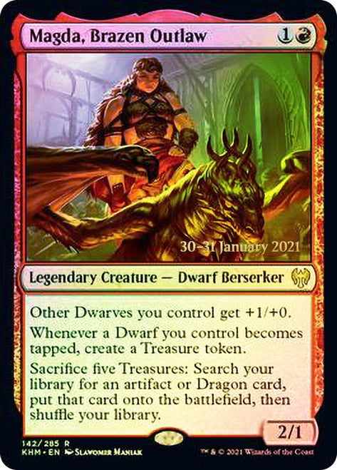 Magda, Brazen Outlaw [Kaldheim Prerelease Promos] | Exor Games Truro