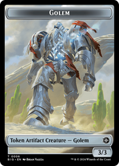 Golem // Plot Double-Sided Token [Outlaws of Thunder Junction: The Big Score Tokens] | Exor Games Truro