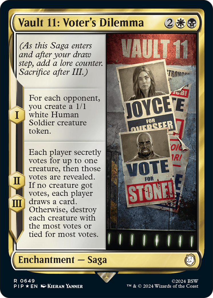 Vault 11: Voter's Dilemna (Surge Foil) [Fallout] | Exor Games Truro