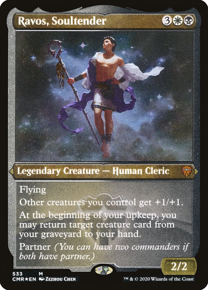 Ravos, Soultender (Etched) [Commander Legends] | Exor Games Truro