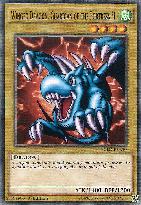 Winged Dragon, Guardian of the Fortress #1 [YGLD-ENA10] Common | Exor Games Truro