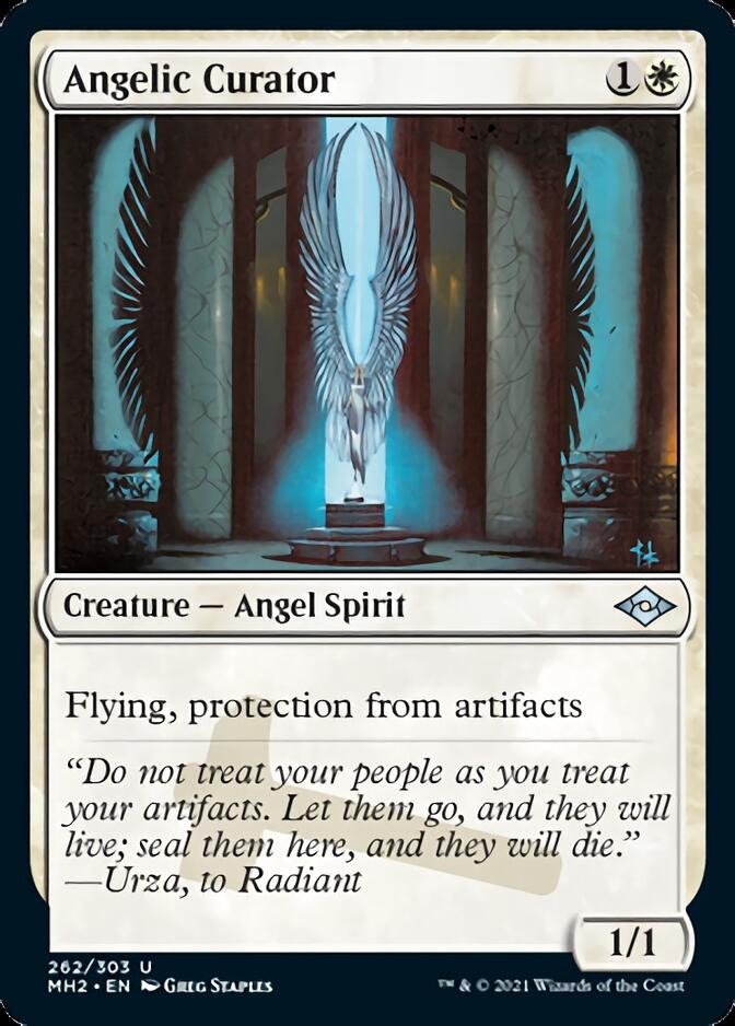 Angelic Curator (Foil Etched) [Modern Horizons 2] | Exor Games Truro