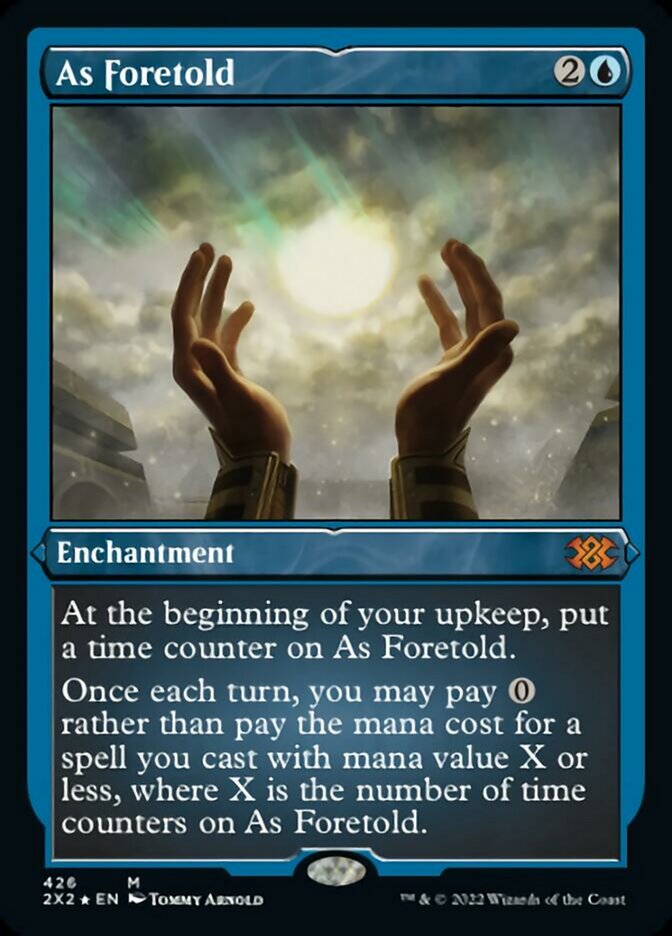 As Foretold (Foil Etched) [Double Masters 2022] | Exor Games Truro