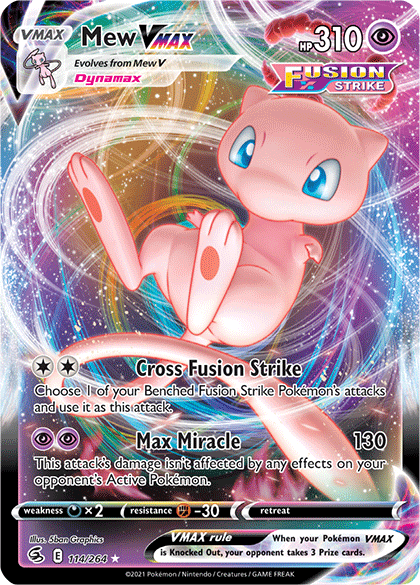 Mew VMAX (114/264) [Sword & Shield: Fusion Strike] | Exor Games Truro