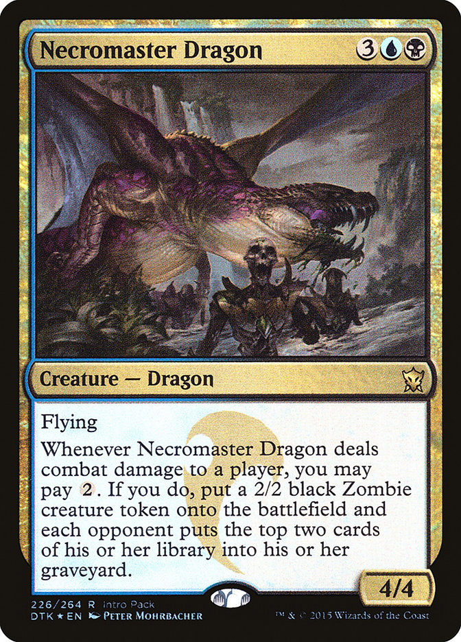 Necromaster Dragon (Intro Pack) [Dragons of Tarkir Promos] | Exor Games Truro