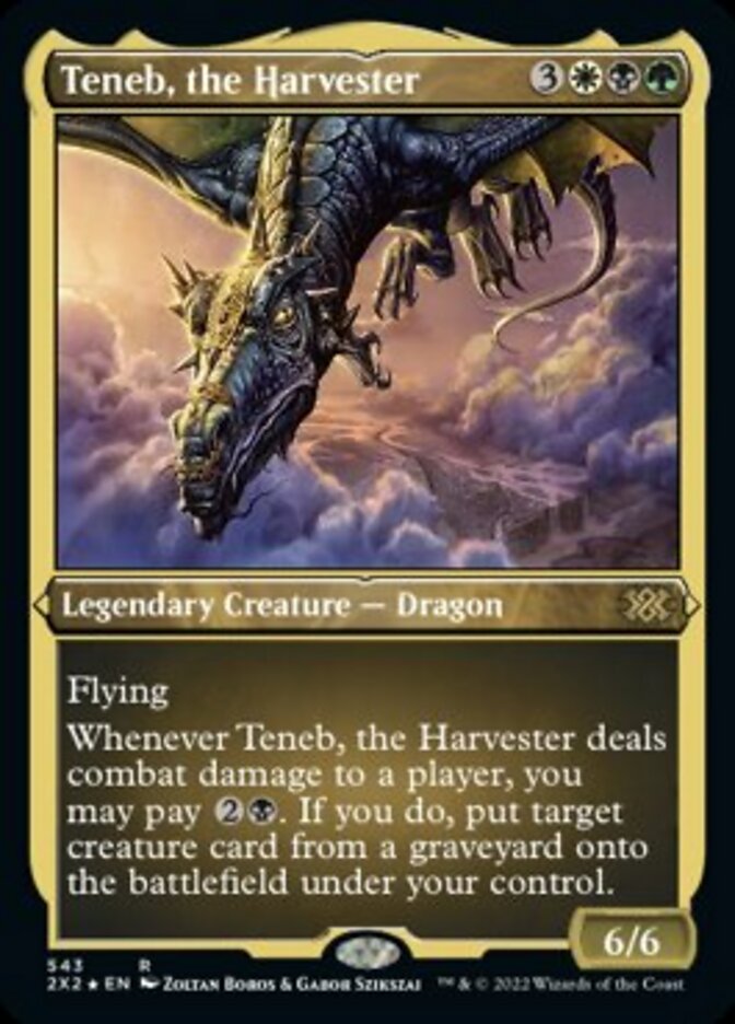 Teneb, the Harvester (Foil Etched) [Double Masters 2022] | Exor Games Truro