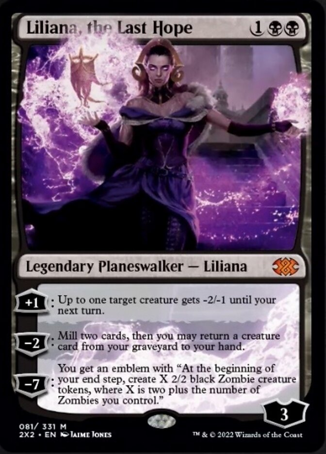 Liliana, the Last Hope [Double Masters 2022] | Exor Games Truro