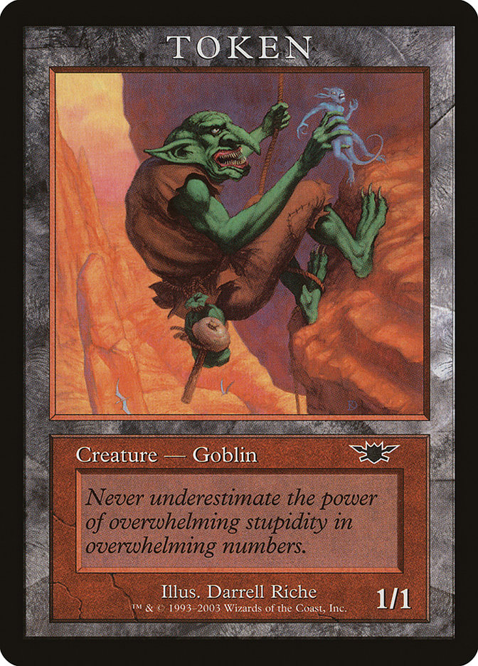 Goblin Token [Magic Player Rewards 2003] | Exor Games Truro