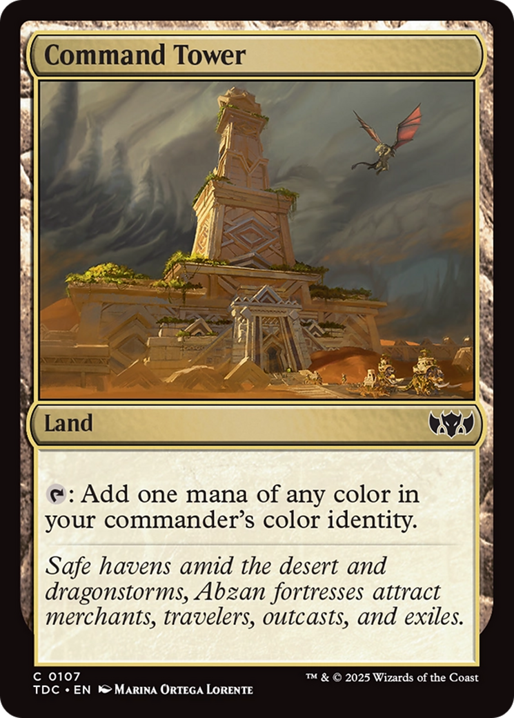 Command Tower [Tarkir: Dragonstorm Commander] | Exor Games Truro