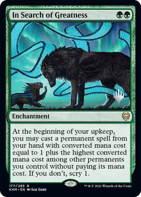 In Search of Greatness (Promo Pack) [Kaldheim Promos] | Exor Games Truro
