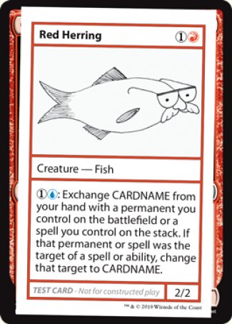 Red Herring (2021 Edition) [Mystery Booster Playtest Cards] | Exor Games Truro