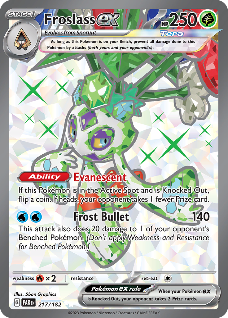 Froslass ex (217/182) [Scarlet & Violet: Paradox Rift] | Exor Games Truro