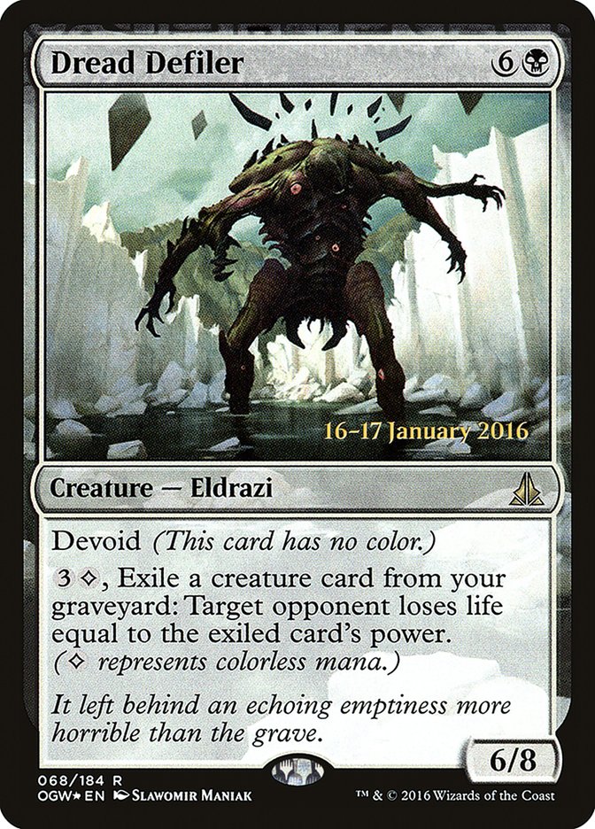 Dread Defiler [Oath of the Gatewatch Prerelease Promos] | Exor Games Truro