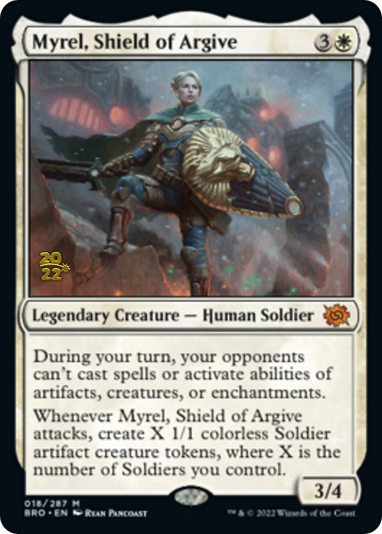 Myrel, Shield of Argive [The Brothers' War Prerelease Promos] | Exor Games Truro