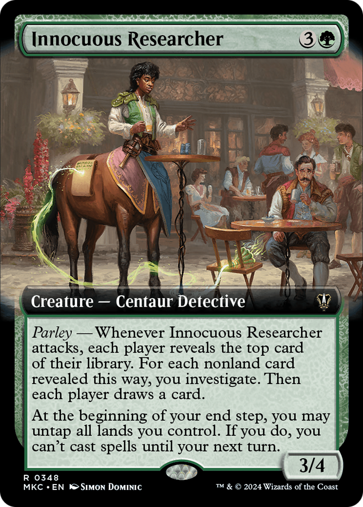 Innocuous Researcher (Extended Art) [Murders at Karlov Manor Commander] | Exor Games Truro