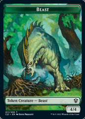 Beast (011) // Insect Double-Sided Token [Commander 2021 Tokens] | Exor Games Truro