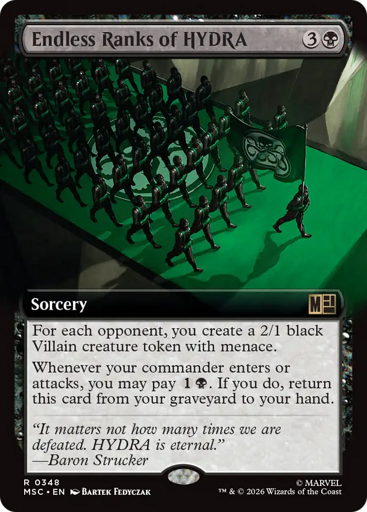 Endless Ranks of HYDRA (Extended Art) [Marvel Super Heroes Commander] | Exor Games Truro