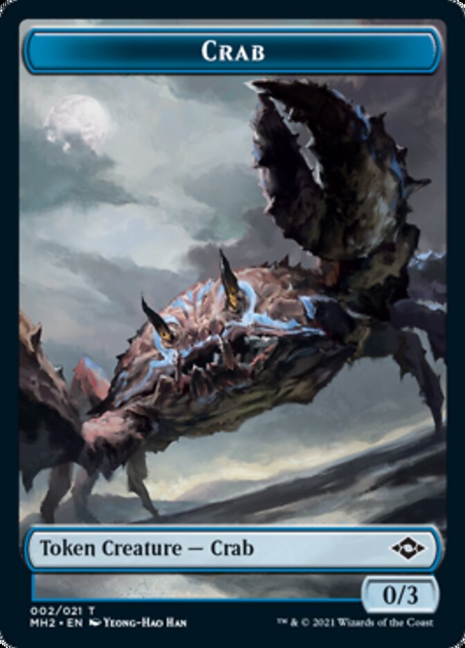 Crab // Food (18) Double-Sided Token [Modern Horizons 2 Tokens] | Exor Games Truro