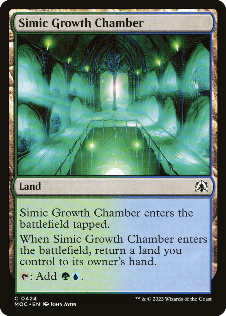 Simic Growth Chamber [March of the Machine Commander] | Exor Games Truro