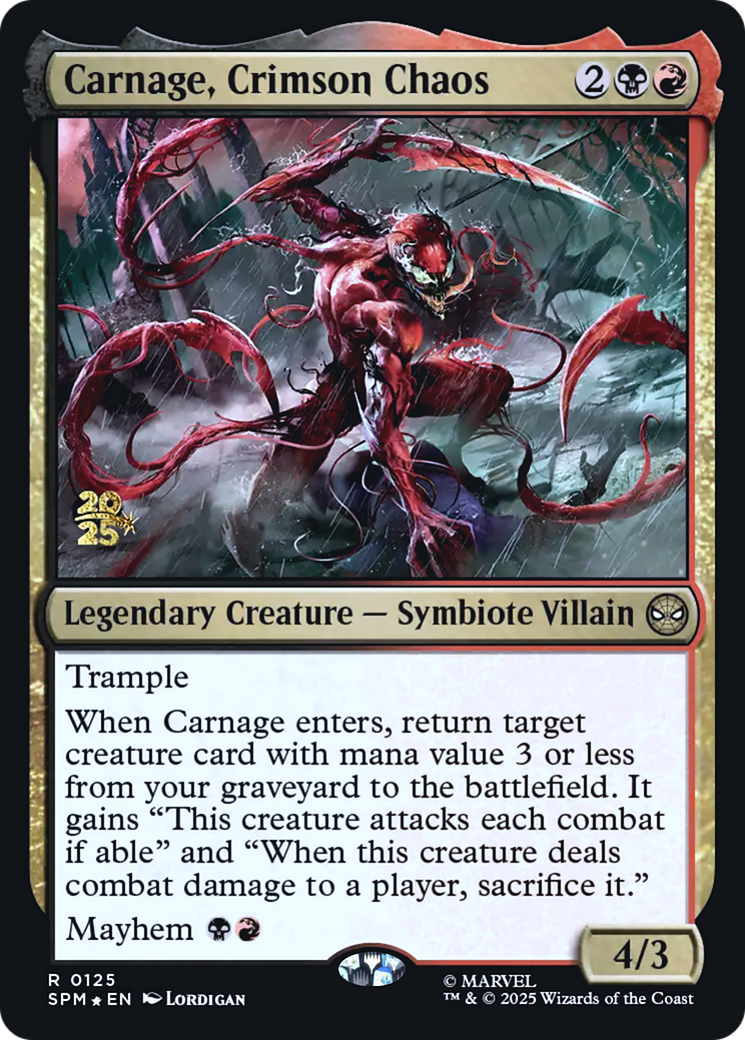 Carnage, Crimson Chaos [Wizards Play Network 2025] | Exor Games Truro