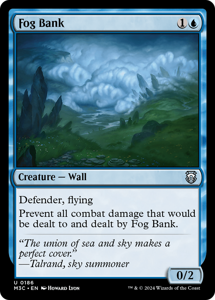 Fog Bank (Ripple Foil) [Modern Horizons 3 Commander] | Exor Games Truro