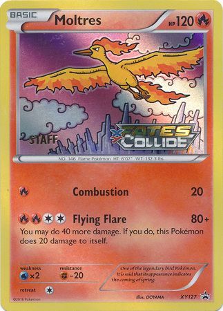 Moltres (XY127) (Staff) [XY: Black Star Promos] | Exor Games Truro