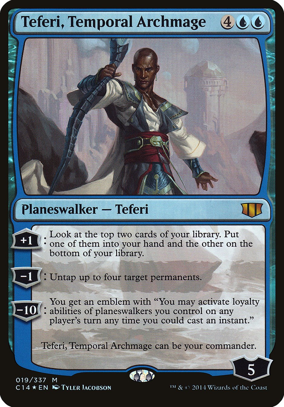 Teferi, Temporal Archmage (Oversized) [Commander 2014 Oversized] | Exor Games Truro