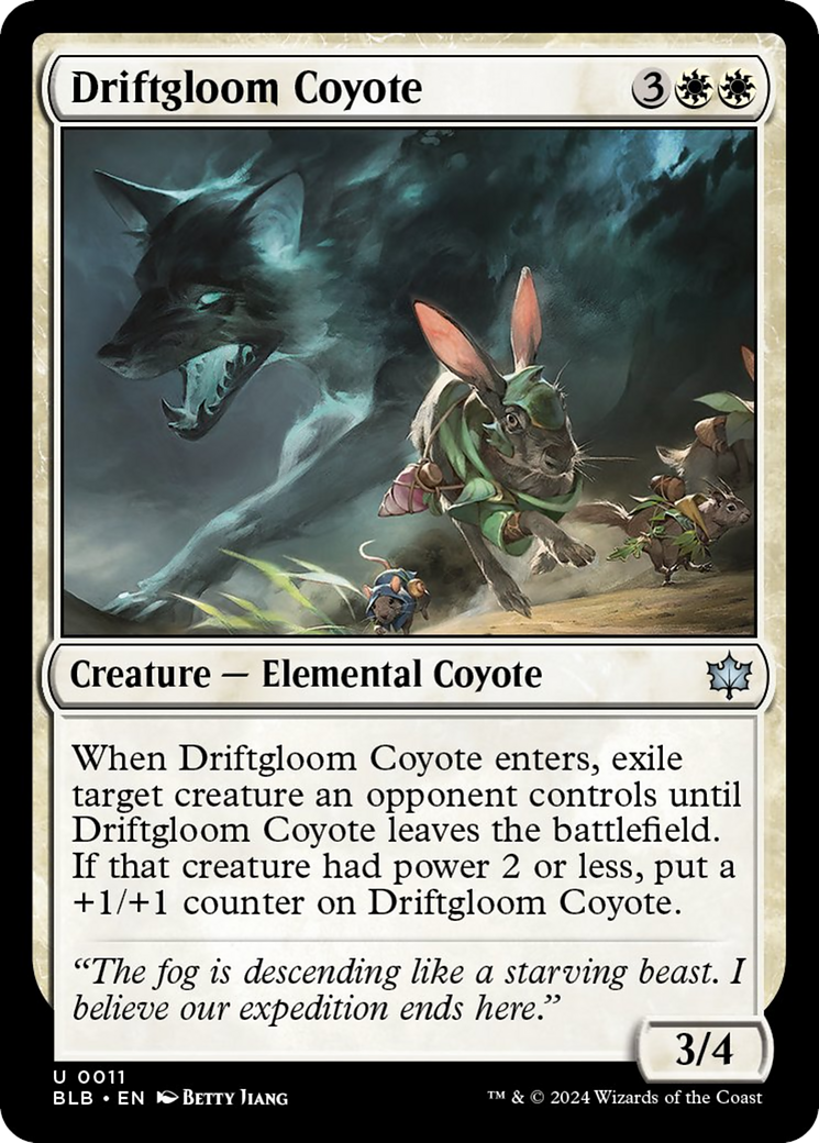 Driftgloom Coyote [Bloomburrow] | Exor Games Truro