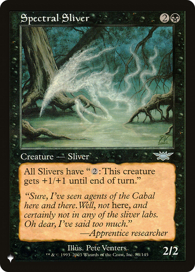 Spectral Sliver [The List Reprints] | Exor Games Truro