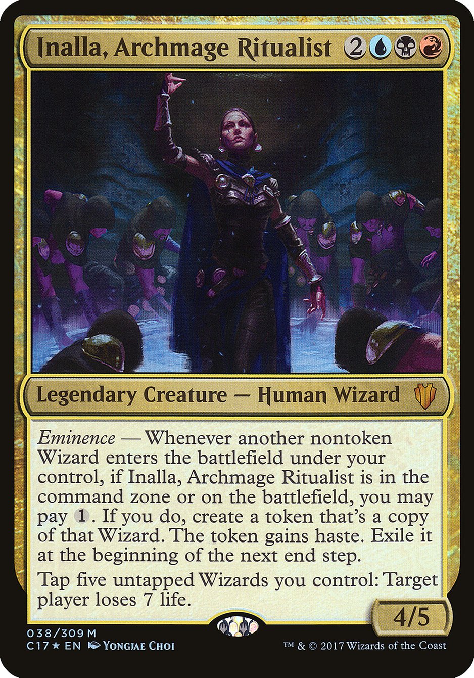 Inalla, Archmage Ritualist (Oversized) [Commander 2017 Oversized] | Exor Games Truro