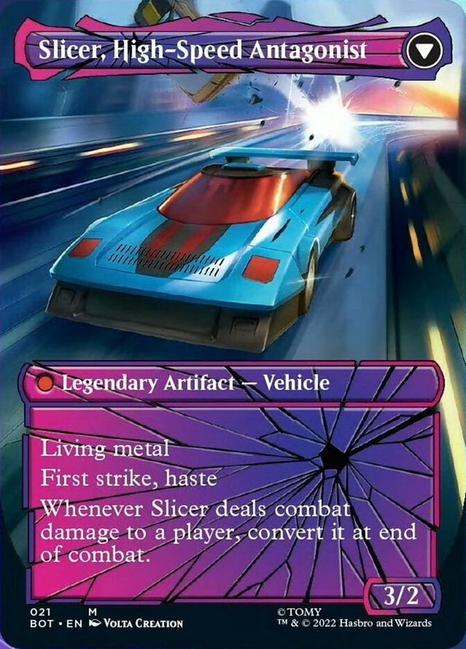 Slicer, Hired Muscle // Slicer, High-Speed Antagonist (Shattered Glass) [Transformers] | Exor Games Truro