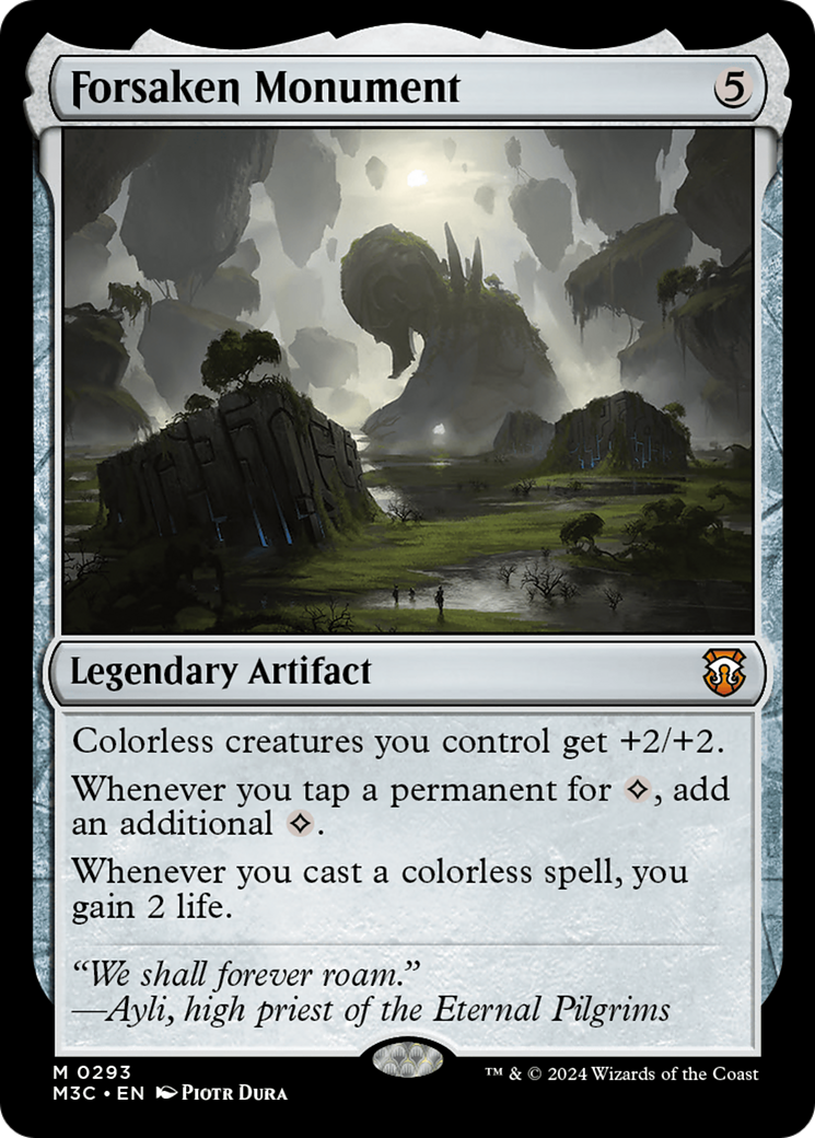 Forsaken Monument (Ripple Foil) [Modern Horizons 3 Commander] | Exor Games Truro
