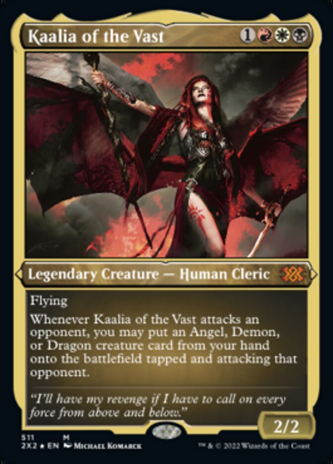 Kaalia of the Vast (Foil Etched) [Double Masters 2022] | Exor Games Truro