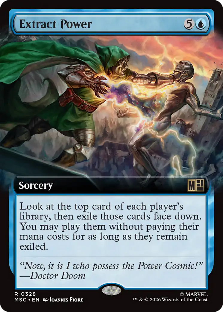 Extract Power (Extended Art) [Marvel Super Heroes Commander] | Exor Games Truro