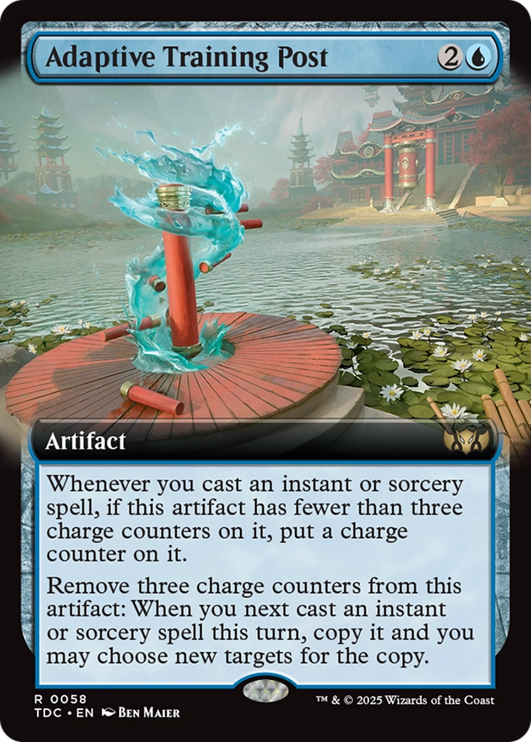 Adaptive Training Post (Extended Art) [Tarkir: Dragonstorm Commander] | Exor Games Truro
