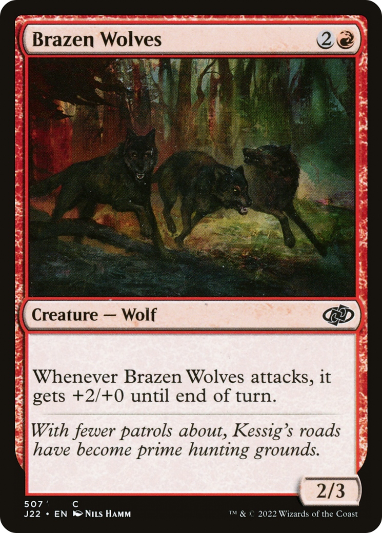 Brazen Wolves [Jumpstart 2022] | Exor Games Truro
