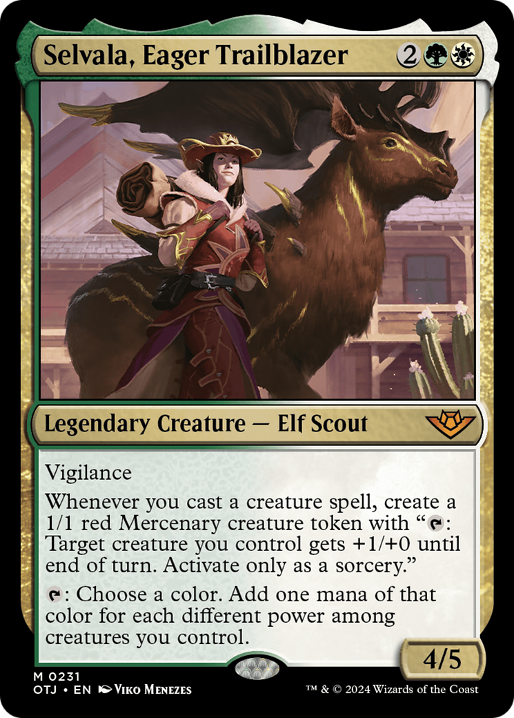 Selvala, Eager Trailblazer [Outlaws of Thunder Junction] | Exor Games Truro