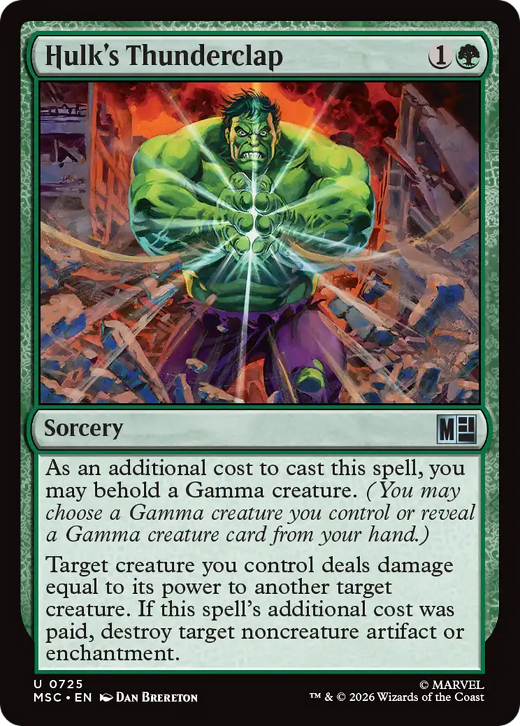 Hulk's Thunderclap [Marvel Super Heroes Commander] | Exor Games Truro