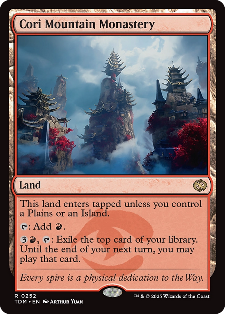Cori Mountain Monastery [Tarkir: Dragonstorm] | Exor Games Truro