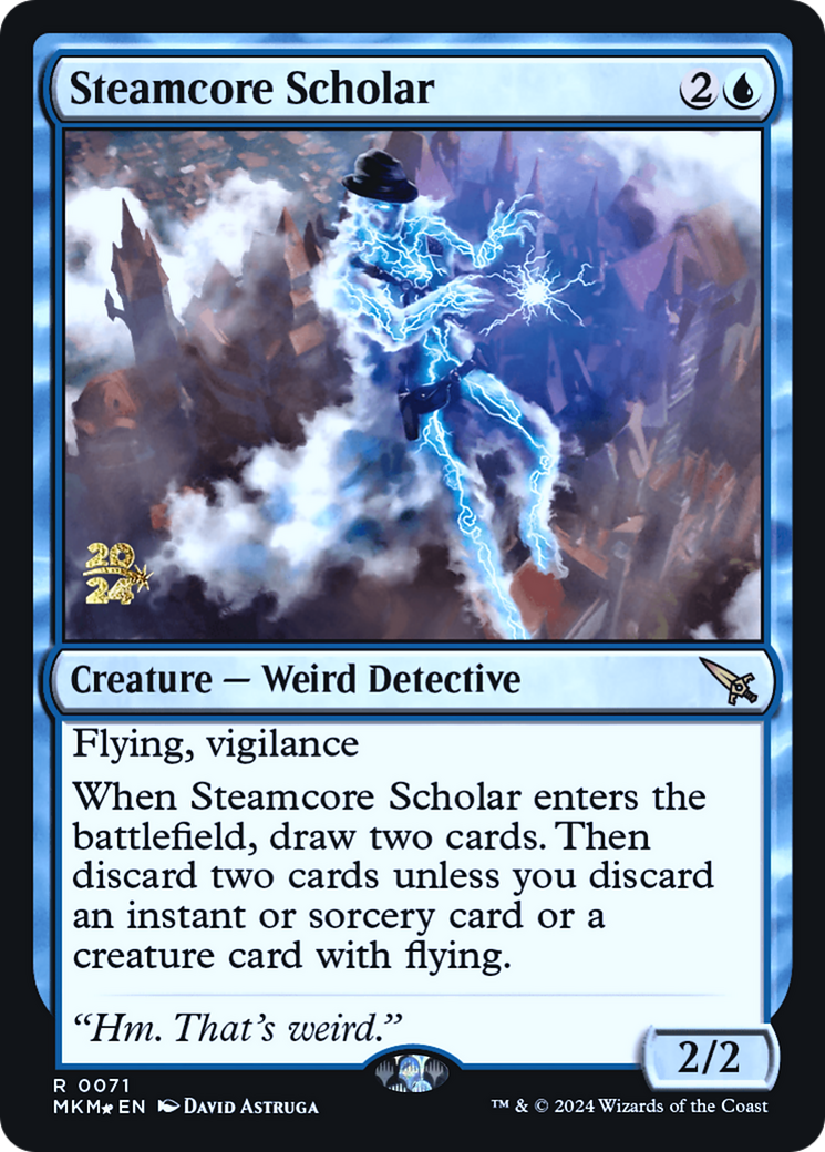 Steamcore Scholar [Murders at Karlov Manor Prerelease Promos] | Exor Games Truro